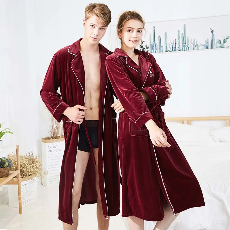 Элегантный плюшевый бархатный логотип в форме сердца влюбленных длинный ночной