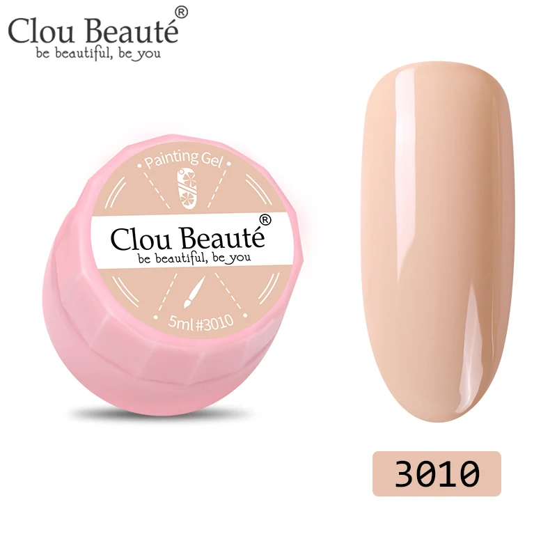 3010 Clou Beaute 72 цвета гель-краска УФ/светодиодный гель для ногтей замачиваемый дизайн ногтей светодиодный лак для ногтей УФ-гель для ногтей DIY Краска паук гель лак - Цвет: 3010