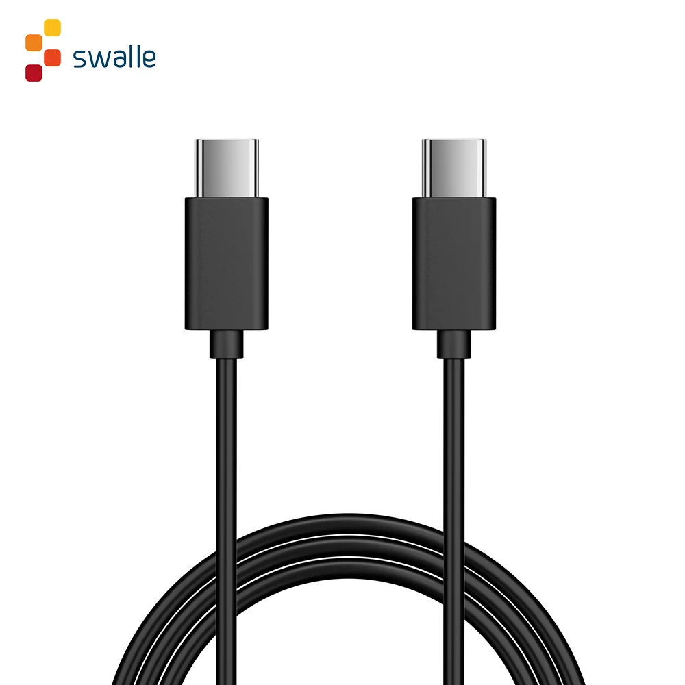 Swalle Dual Type C USB кабель для Samsung S20 быстрой зарядки Мобильный телефон устройств
