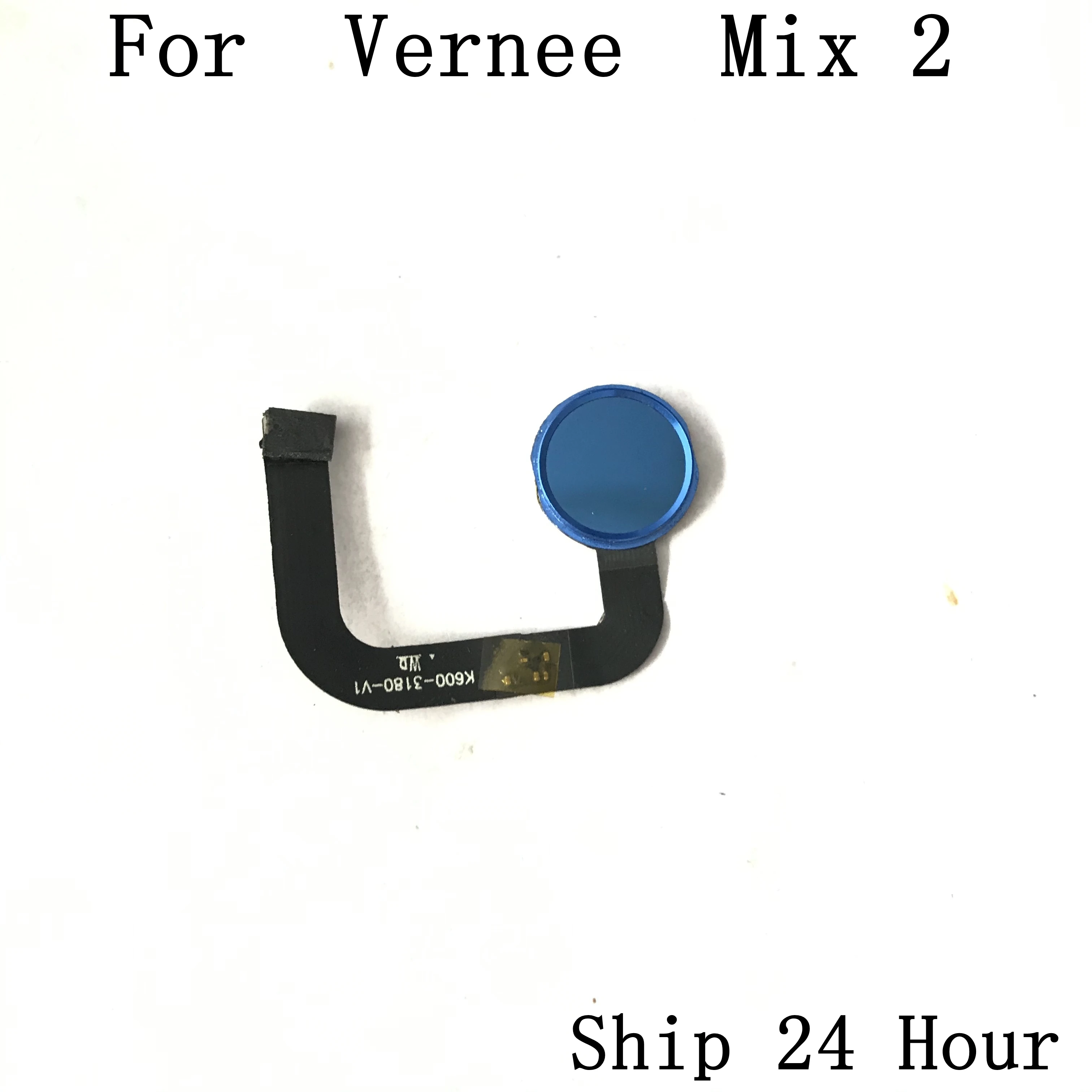 Кнопка датчика отпечатков пальцев для Vernee Mix 2 б/у ремонт Починка замена