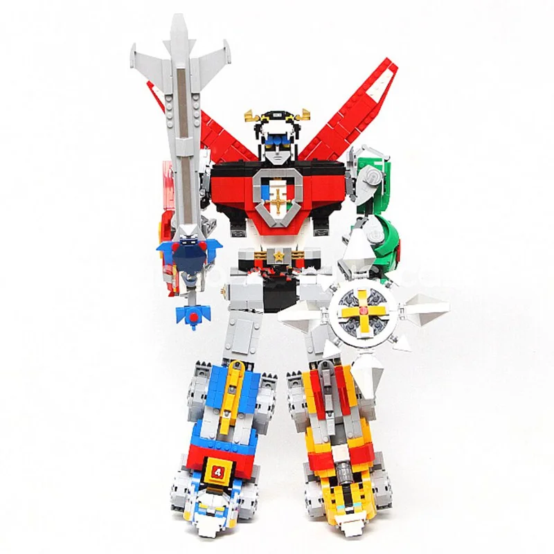 В наличии 16057 Voltron Defender of The Universe 5 в 1 сменная модель строительные блоки кирпичи
