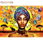 GATYZTORY 60x75 см рамка, масляная фотография, абстрактная Женская фигурка, картина по номерам, сделай сам, подарок, домашний декор