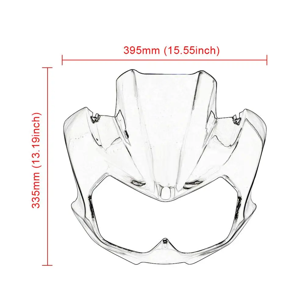 

Front Upper Nose Neck Z750 Headlight Fairing Motorcycle Cowl Cover Protector Cockpit Mask For Kawasaki z750 Z 750 2004 - 2006