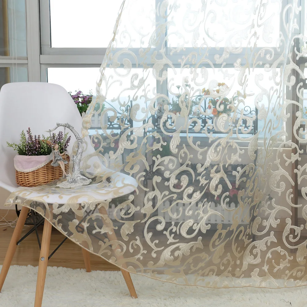 LOZUJOJU жаккардовые шторы в европейском стиле с изображением листьев для балкона