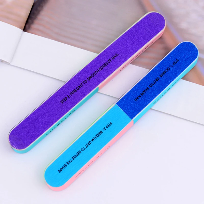 Наждачная бумага для маникюра и педикюра 3 шт./лот 4 способа|Пилки ногтей буферы| |