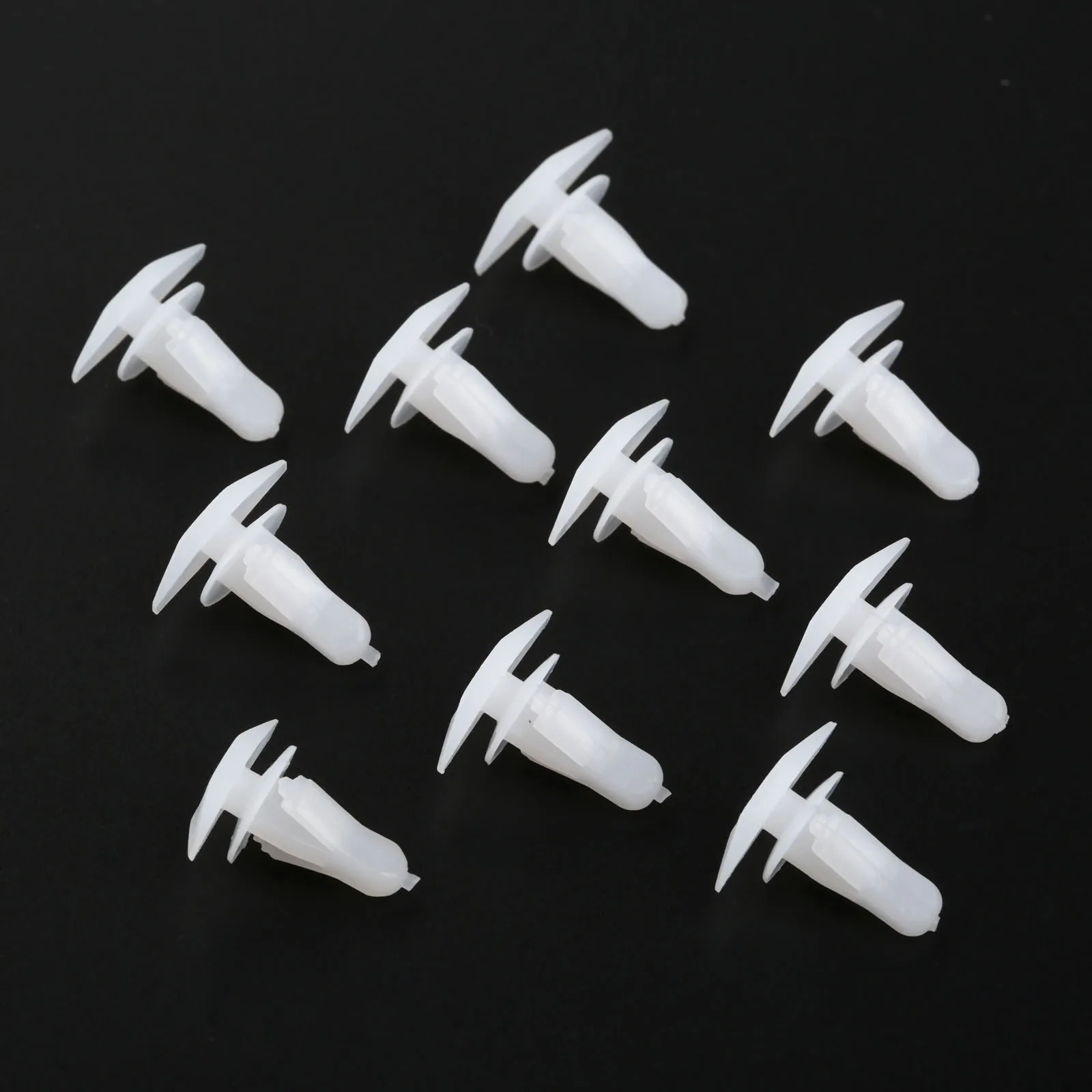 

10pcs Car Fastener Clips Car Interior Rubber Weatherstrip Door Boot Seal Clips 6mm Hole For Honda Car Accseeories