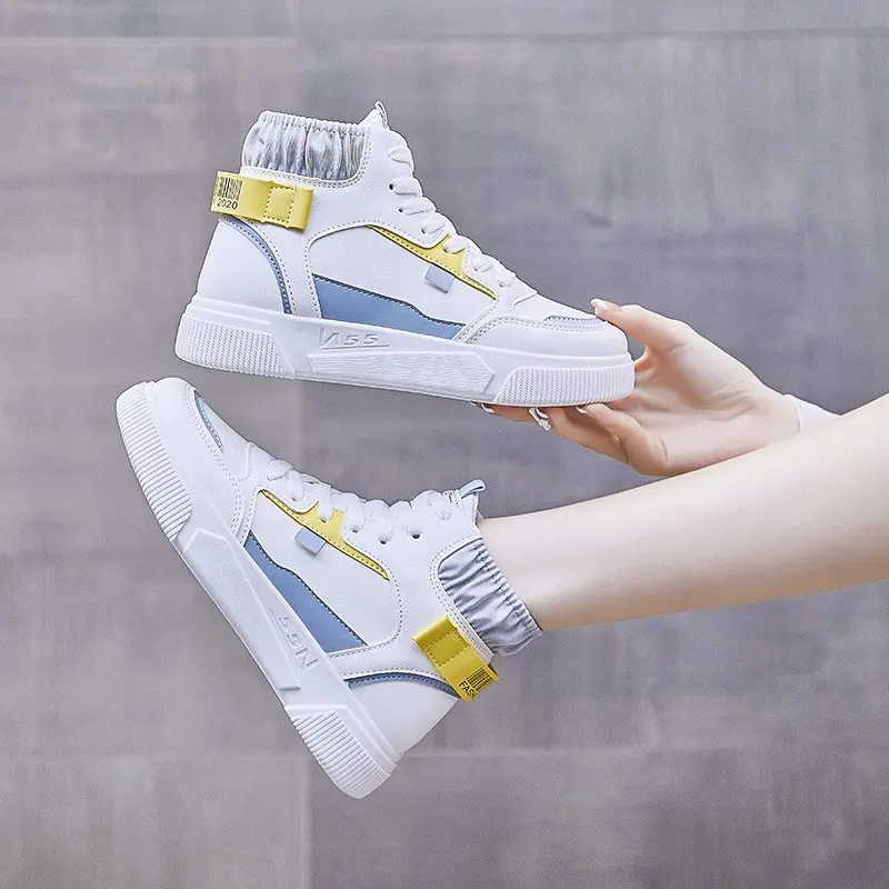 

Fashionable Good-looking Comfortable Female Sports Shoes Spring Autumn Ladies High-top Shoes Outdoor Casual Shoes Walking Shoes