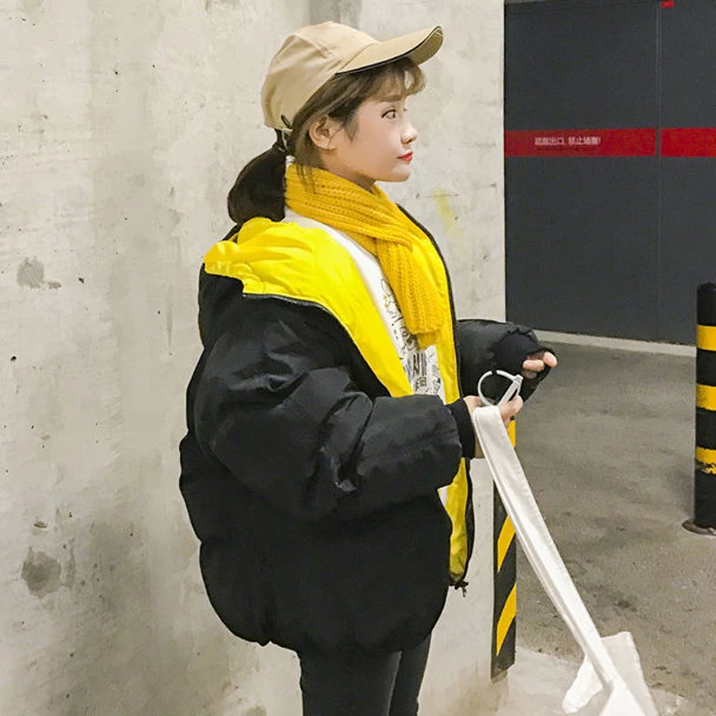 Женская парка на пуху с хлопковой подкладкой теплая плотная куртка размера плюс