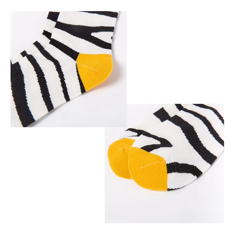 Цветные повседневные мужские носки модные забавные хлопковые цветные для пар