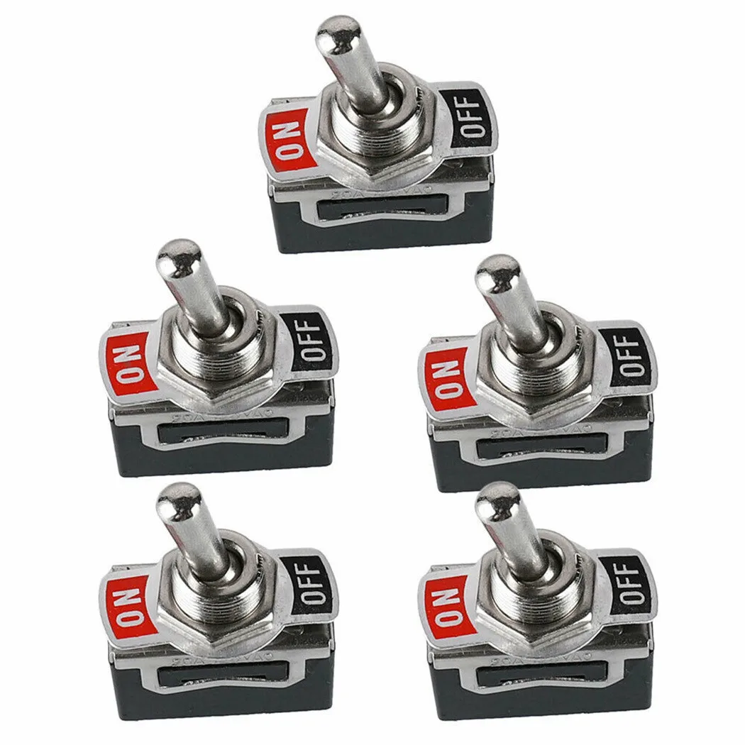

10 Pcs/kit Toggle Switch 10A 12V 24V 220V 230V 2 Pin Accessories Automatic Car