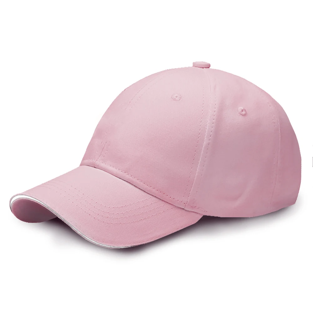 

Pink Baseball Cap Woman Adjustable Outdoor Leisure Hat Car Motorcycle Racing Cap Auto Logo Embroidery Sunhat Gift For Land Rover