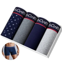 4pcs print mens panties brand underwear for male underpants lots mens underware sexy cotton boxershorts man boxers family