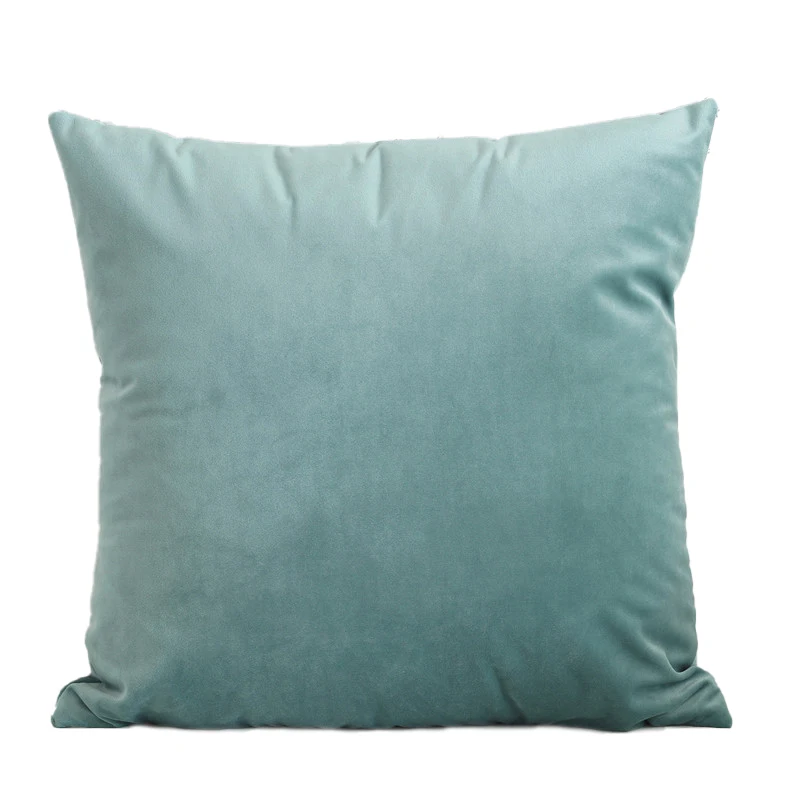 Фланелевый чехол для подушки однотонный декоративный дивана декоративные