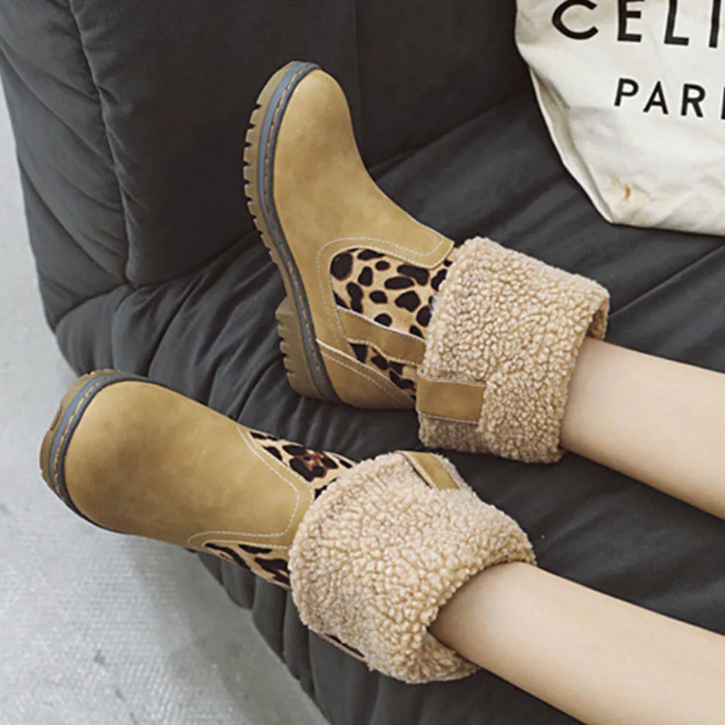 Женские ботильоны на плоской подошве Цветная Свадебная женская зимняя