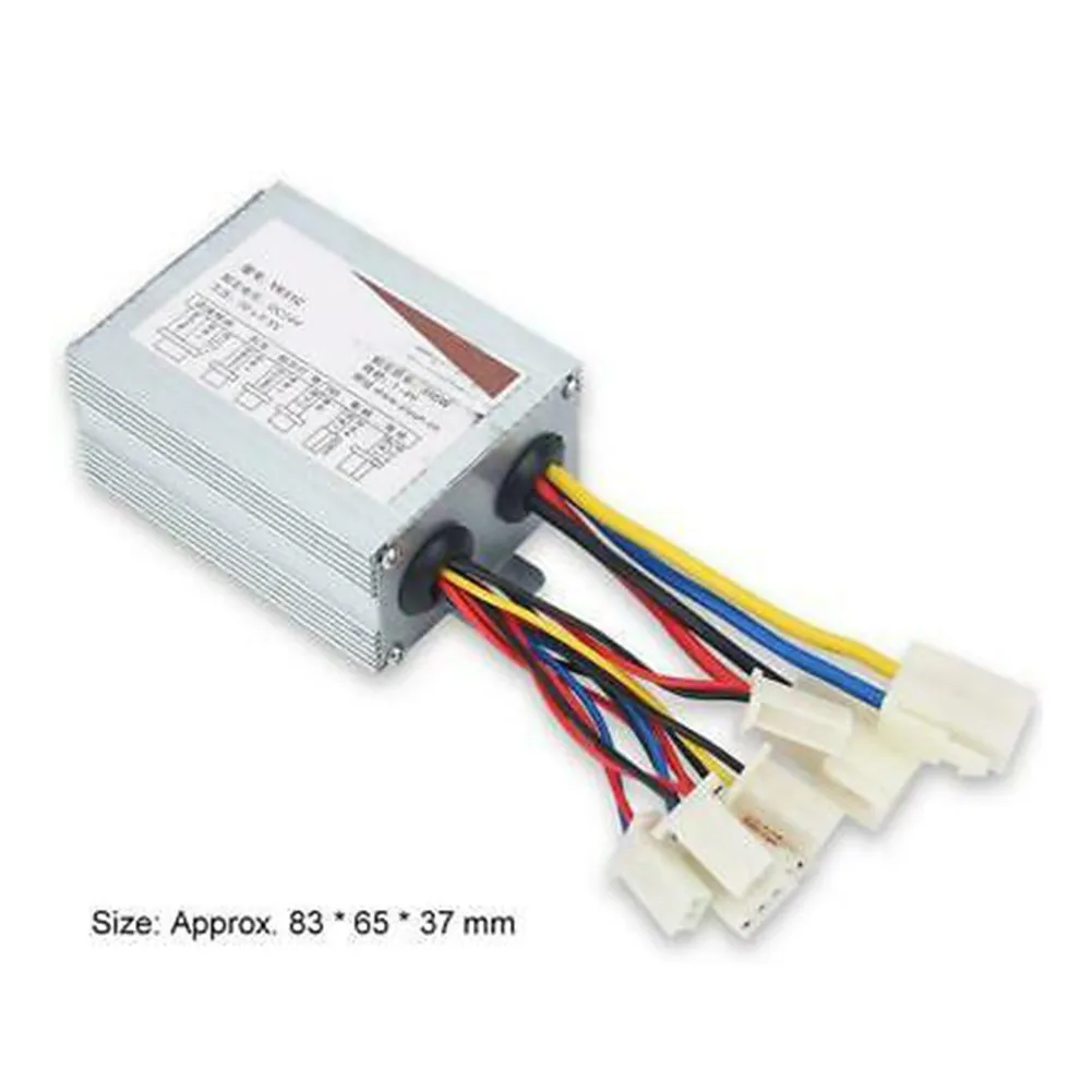 

E-Bike Motor Brushed Controller Box 24V 350W For Electric Bicycle Scooter Metal Controller Ebike Spare Parts Cycling Accessories