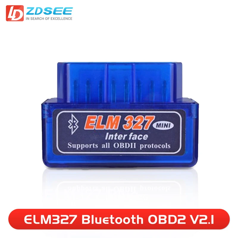 Автомобильный сканер mini ELM327 Bluetooth OBD2 V2.1 адаптер автомобильный диагностический