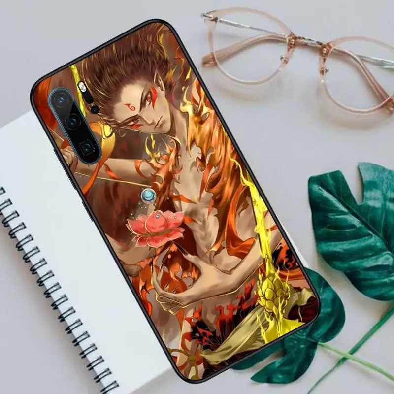 Волшебный ребенок Ne Zha Ao китайский аниме чехол для телефона Huawei honor Mate 10 20 30 40 i 9 8 pro