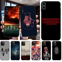 penghuwan stranger things diy painted bling phone case for iphone 11 pro xs max 8 7 6 6s plus x 5s se xr case