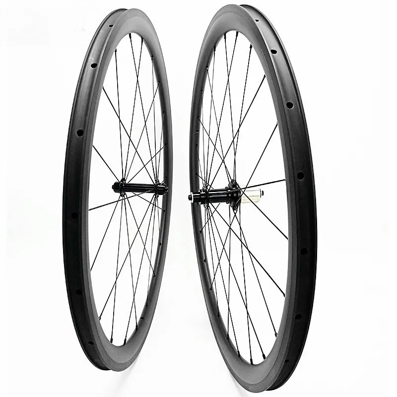 Углеродные колеса 700c клинчеры или трубчатые велосипеда 60x23 мм дорожные Powerway R13 100x9