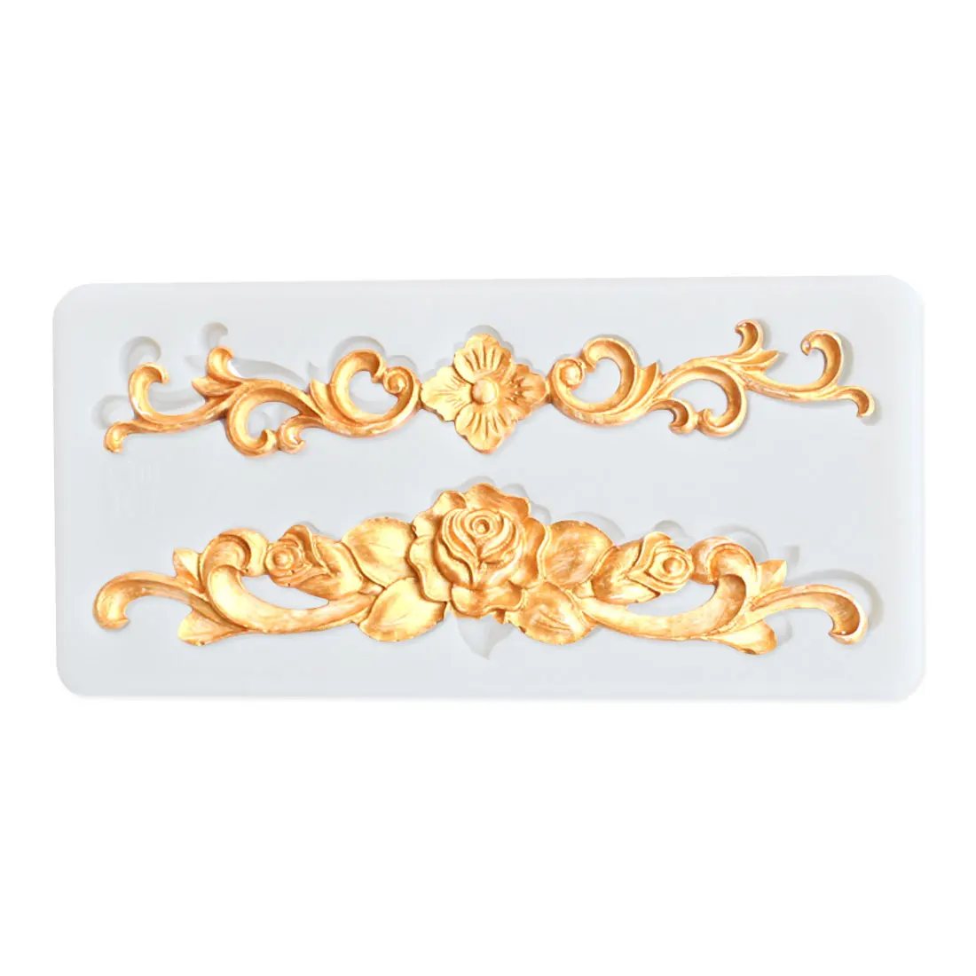 

European Embossed Lace Fondant Cake Mold Chocolate Molds Mold Kitchen Baking Silicone Cake Decorating Molds 3D Food Grade Tools