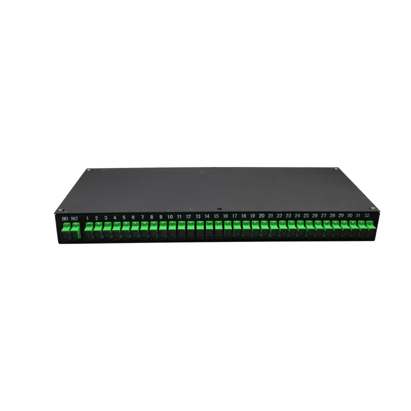 

19-дюймовая стойка 1U 1*16 или 2*16 оптическая распределительная панель PLC