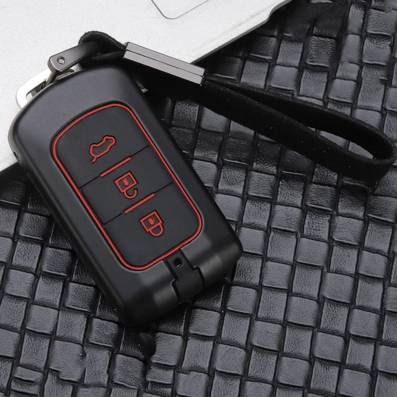 Чехол для автомобильного ключа из цинкового сплава и силикагеля Mitsubishi 2018 Mirage asx