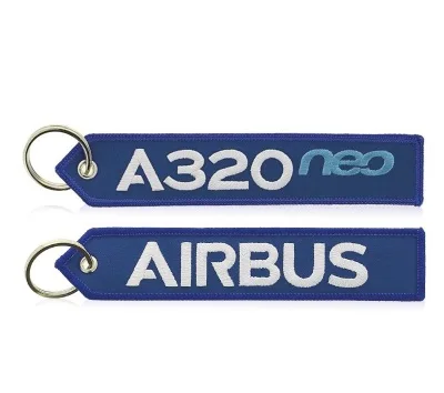 A320 neo Логотип Airbus A330 neo A350 A380 BELUGAXL вышивальная дорожная длинная багажная сумка бирка подарок для летного экипаж, пилот любитель авиации - Цвет: A320 neo