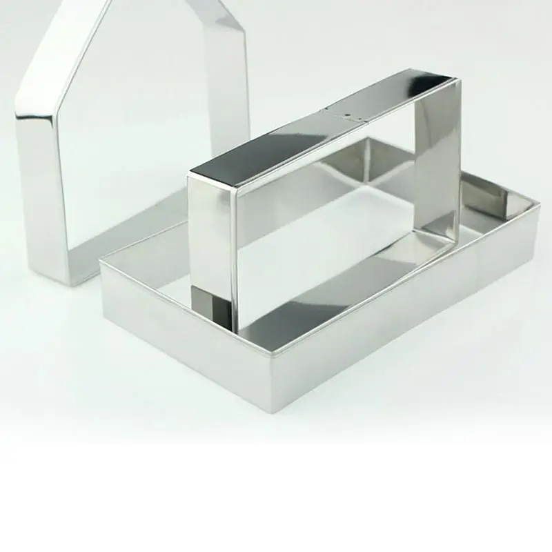 Набор из 10 штук 3D пряничный домик формочки для печенья нержавеющей стали Форма