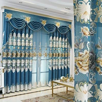 fyfuyoufy european luxury high shade embroidered curtains for living room classic high quality curtains for bedroom windows