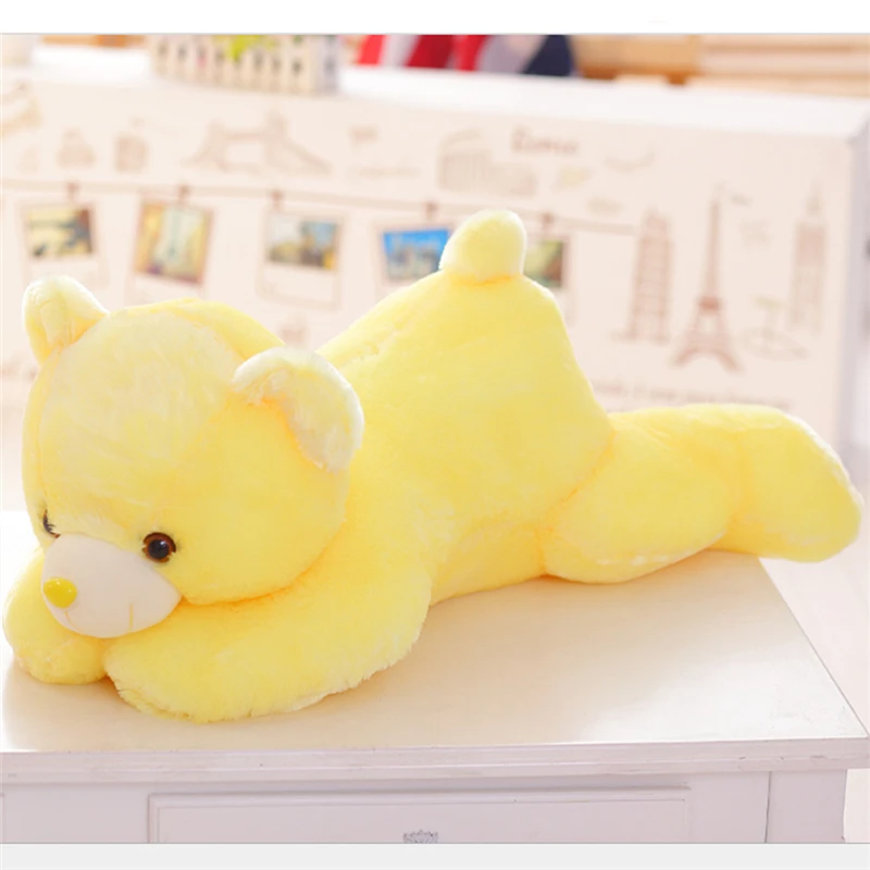 

Luminous Teddy Bear Doll Plush Toy Pillow Soft Stuffed Kids Sleeping Accompany Cute Animals Children Birthday Gifts 50 CM