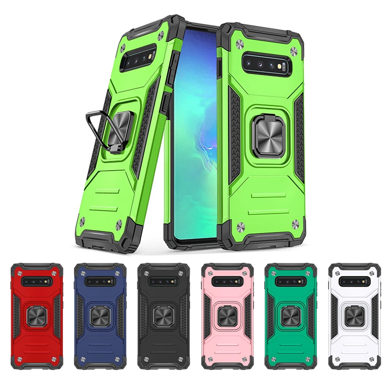 Heavy Duty С Подставкой Магнитные наклейки для авто защитный чехол подставка Samsung Galaxy