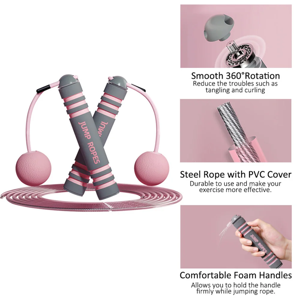 

Rope Skipping Ropeless PVC Skipping Rope Cordless Jump Roper for Kids Adults Portable Fitness Equipment