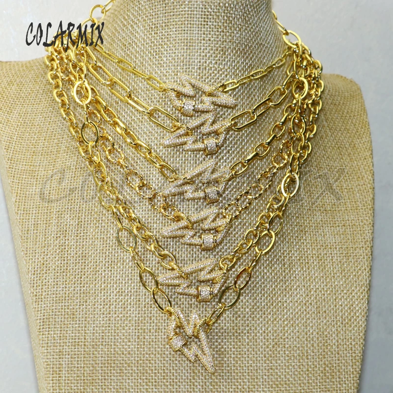 3 нити мульти виды цепочки ожерелье цельный Циркон 0 тумблер застежка подвеска