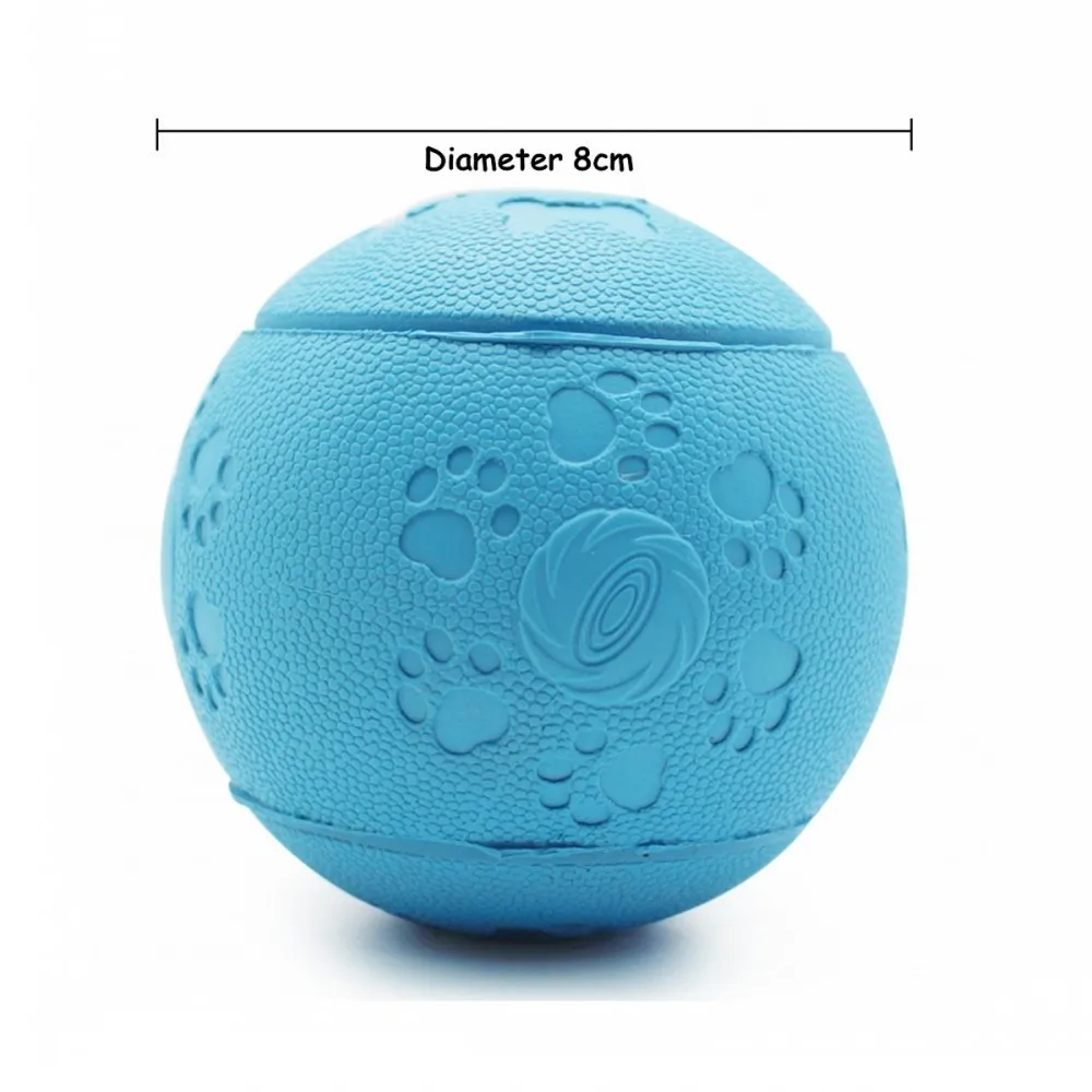 

Soft Pet Food Leaking Ball Snack Feeding Intellectual Improvement Natural Non-toxic Rubber Puppy Funny Toy For Small Large Dogs