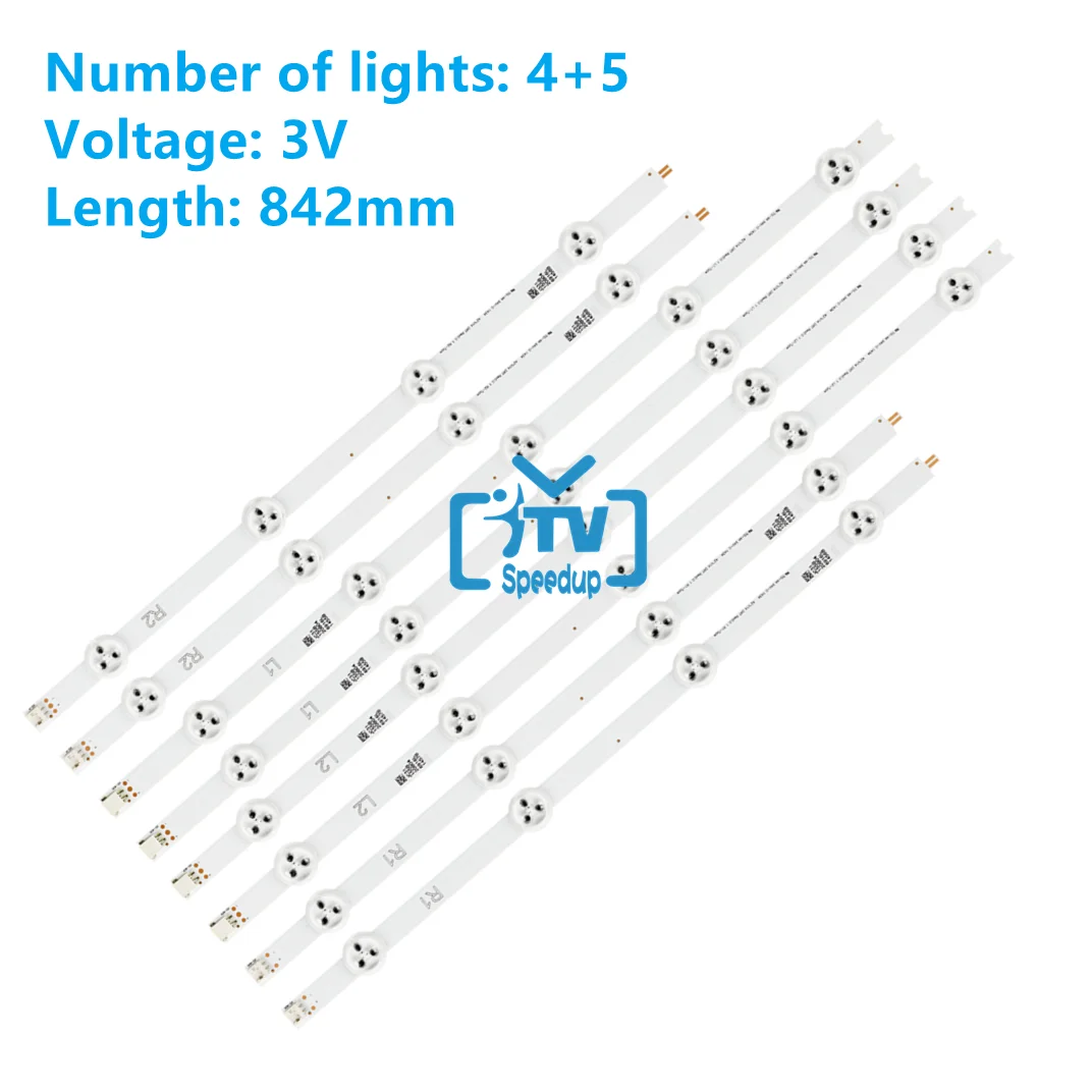 40 шт., светодиодные панели для телевизора Philips 42PFH6309/88 42PFT6309/60, 42 