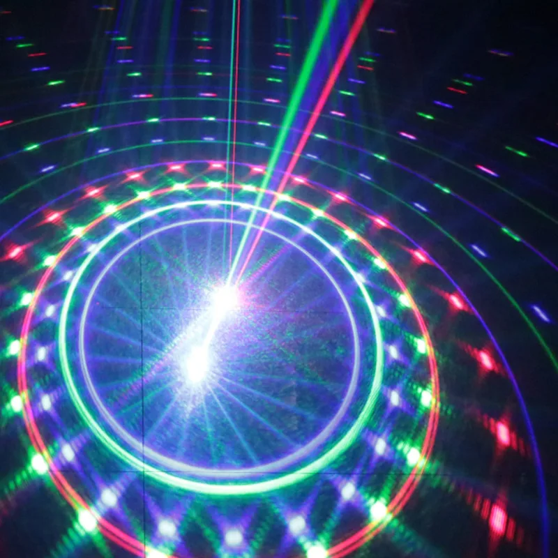 Лазерный RGB-светильник 10 Вт Звездный душ лазерный прожектор диско-светильник шоу