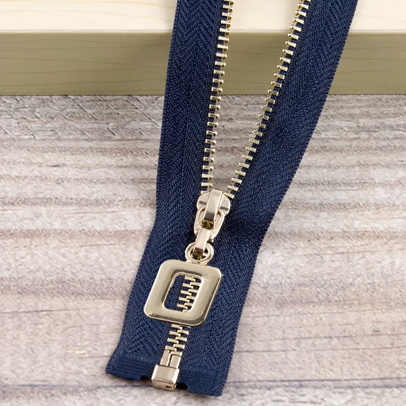 navyblueG 1 шт. 3#40 см 70 см Металлические молнии открытый конец застежка-молния для шитья сумки пуховик юбка комплект для ремонта на молнии DIY аксессуары для одежды - Цвет: navyblueG