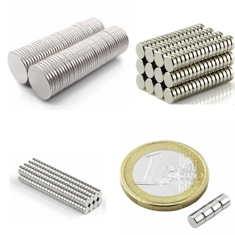 

10-200Pcs Set Super Strong Round Disc 6x1mm 6x2mm Magnets Rare-Earth Neodymium