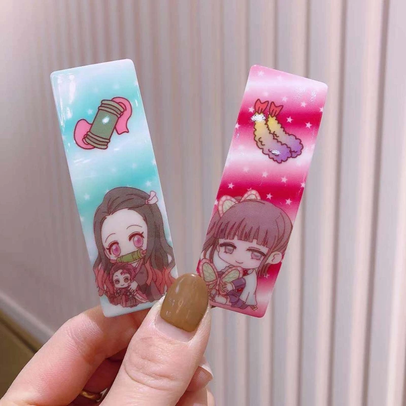 

10Pcs Anime Demon Slayer Barrettes Kimetsu No Yaiba Hairpins Cute Cartoon Hair Bangs Clips Cosplay Child Girls Headwear