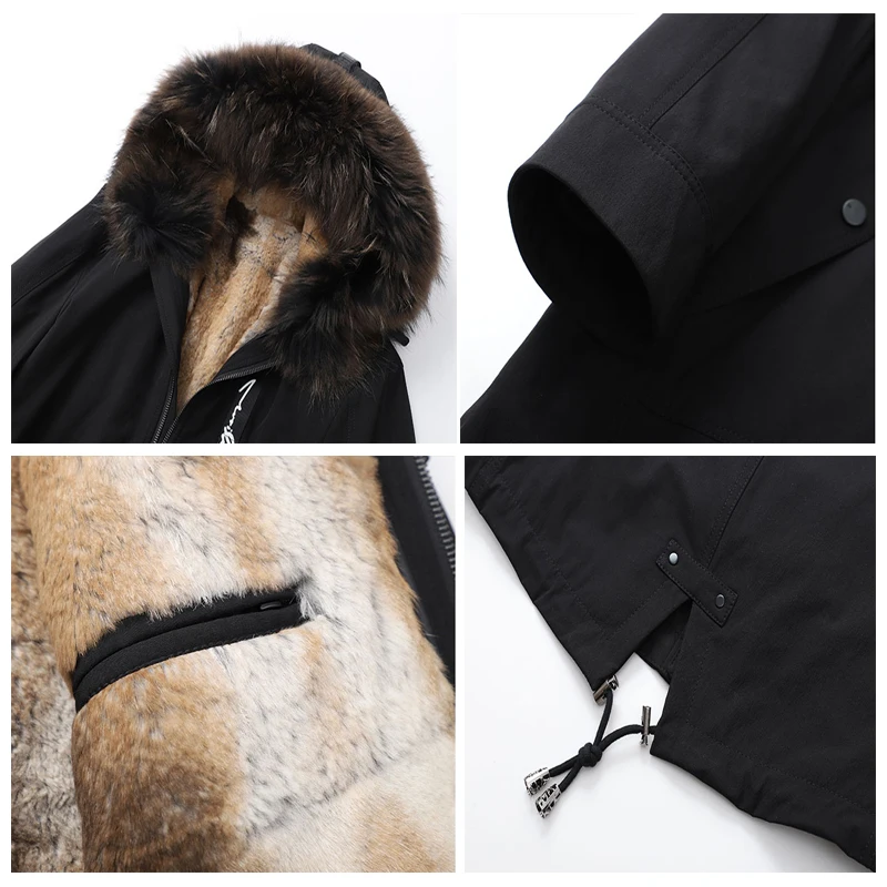 2020 Мужское Зимнее Пальто Зимняя Мужская Парка Аляска Длинное Мужские Парки