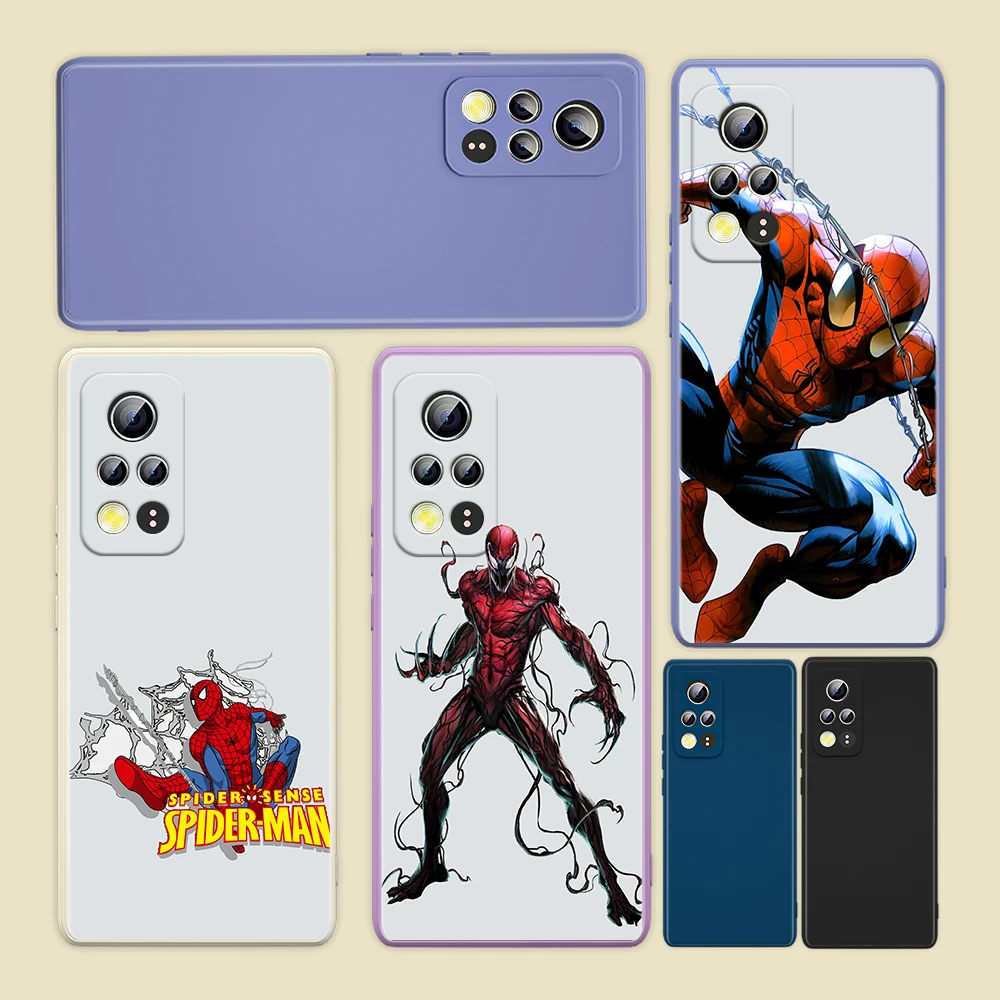 

Avenger Marvel Spiderman Cool For Honor 50 30 20 10X 9X V40 V30 X20 X10 Play 3 4 Pro Lite 5G Liquid Silicone Soft Phone Case