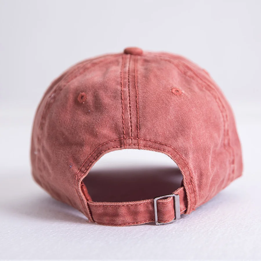 Classic Wash Cotton Baseball Caps for Women Men Pink Wine Red 10 Solid Colors Adjustable Casual Hat Soft Top Dad | Аксессуары для