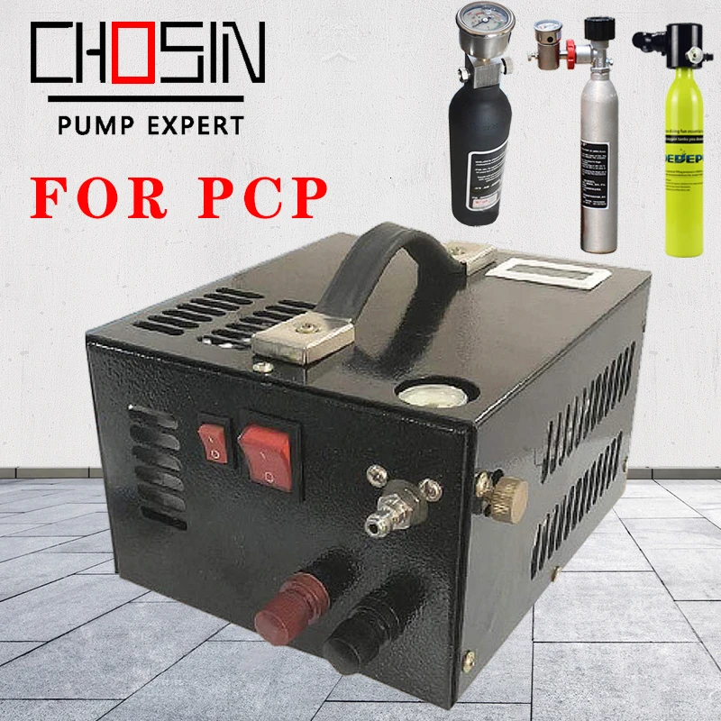 

Воздушный компрессор 4500PSI 300 бар 30 мпа 12 В Pcp 12 В, мини-насос Pcp, включая трансформатор, автомобильный воздушный компрессор высокого давления