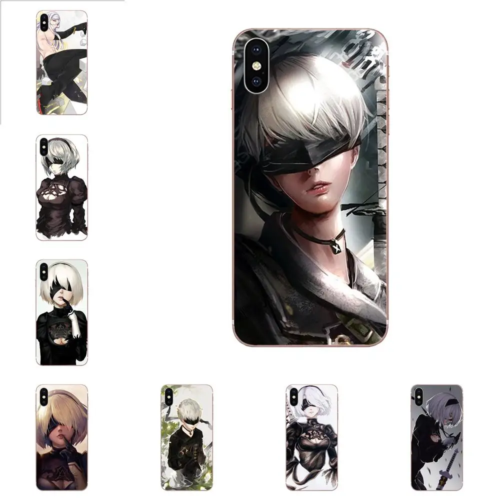 Для Xiaomi Mi3 Mi4 Mi4C Mi4i Mi5 Mi 5S 5X 6 6X 8 SE Pro Lite A1 Max Mix 2 Note 3 4 чехлы из ТПУ модные NieR