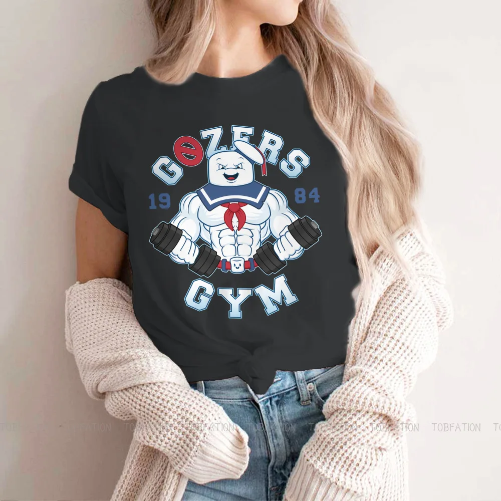 

Женская футболка Gozers Gym 1984 топы с круглым вырезом для девушек из 100% хлопка Женская футболка Юмор модный подарок 5XL
