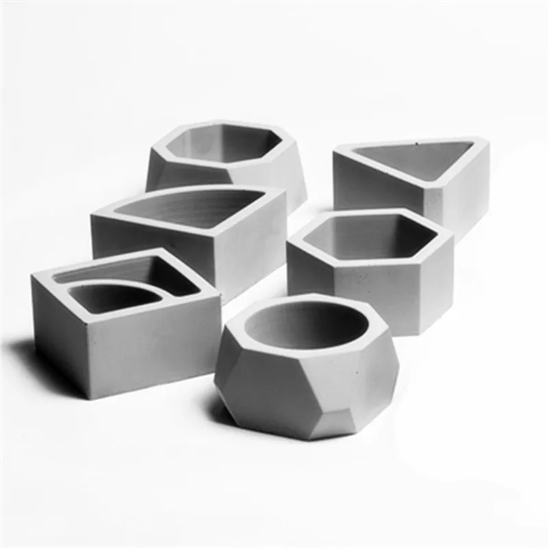 Цементные суккулентные растения глина ремесло бетонный плантатор цветочный