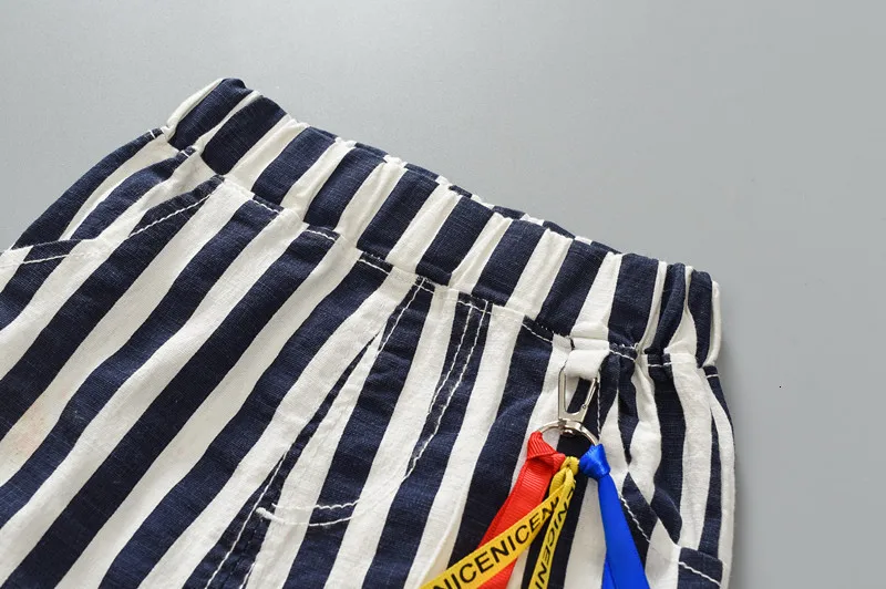 Комплекты летней одежды для маленьких мальчиков модные детские хлопковые