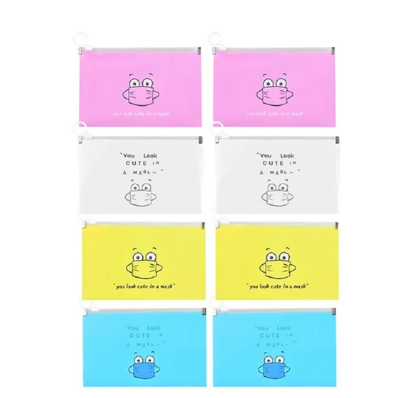 8 шт. Модный чехол для маски портативный держатель лица хранения защитный # M3 |