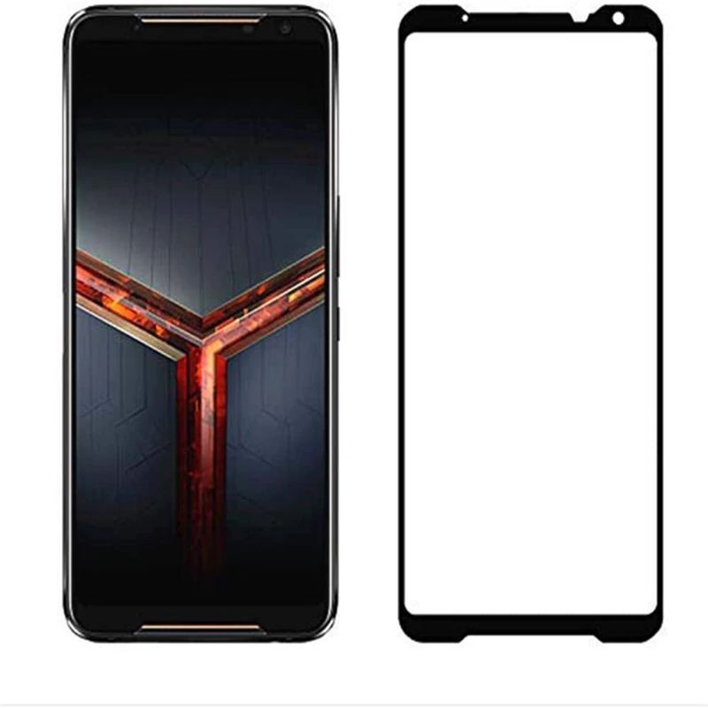 

Full Cover Glass Screen Protector for ASUS Rog Phone 3 2 Tempered Glass on for ASUS Rog 2 Rog ZS660KL Safety Protective Film