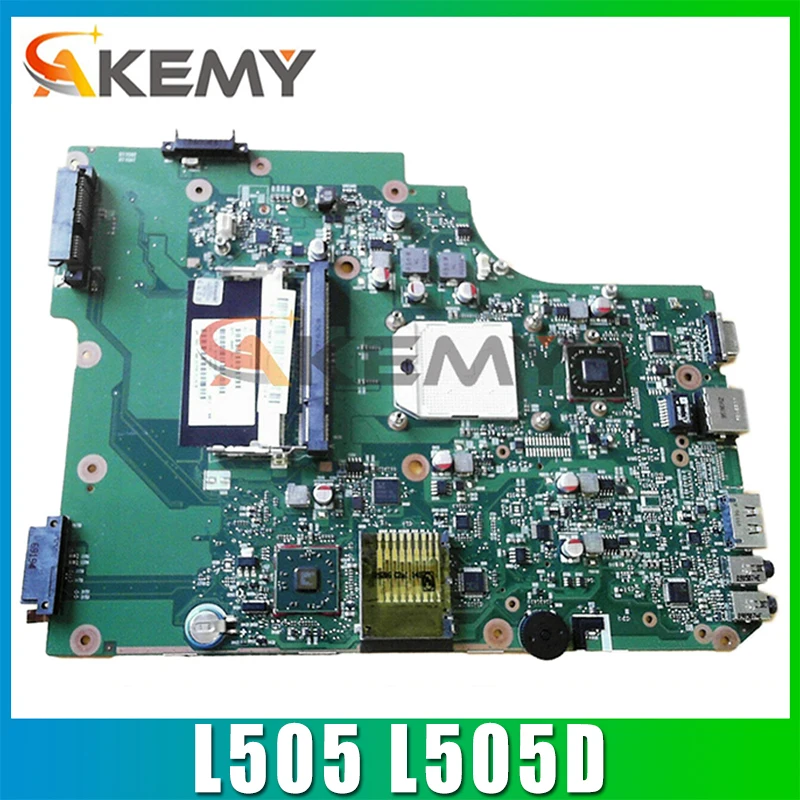 

Материнская плата AKEMY V000185580 для ноутбука Toshiba Satellite L505 L505D 1310A2250810 Socket S1 DDR2, материнская плата, Бесплатный ЦП